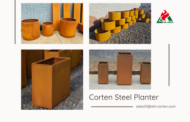 Corten Steel Outdoor Planter